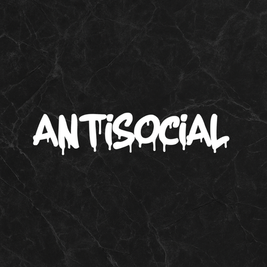 "Antisocial" - Sticker